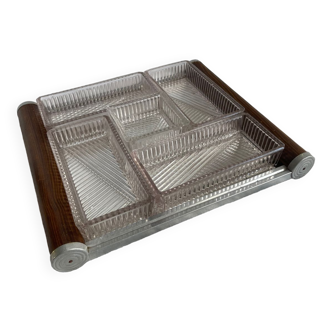 Art Deco aperitif servant tray