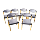 Set of 6 Strax chairs edited by Casala in 1989 designed by Hartmut Lohmeyer.