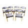 Set of 6 Strax chairs edited by Casala in 1989 designed by Hartmut Lohmeyer.