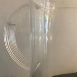 Transparent ice bucket and pitcher, Italian design Guzzini, 1970