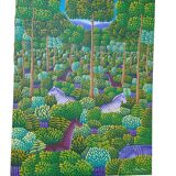 Oil on canvas the jungle signed Cayo Jean Marc title the jungle 1990/2010