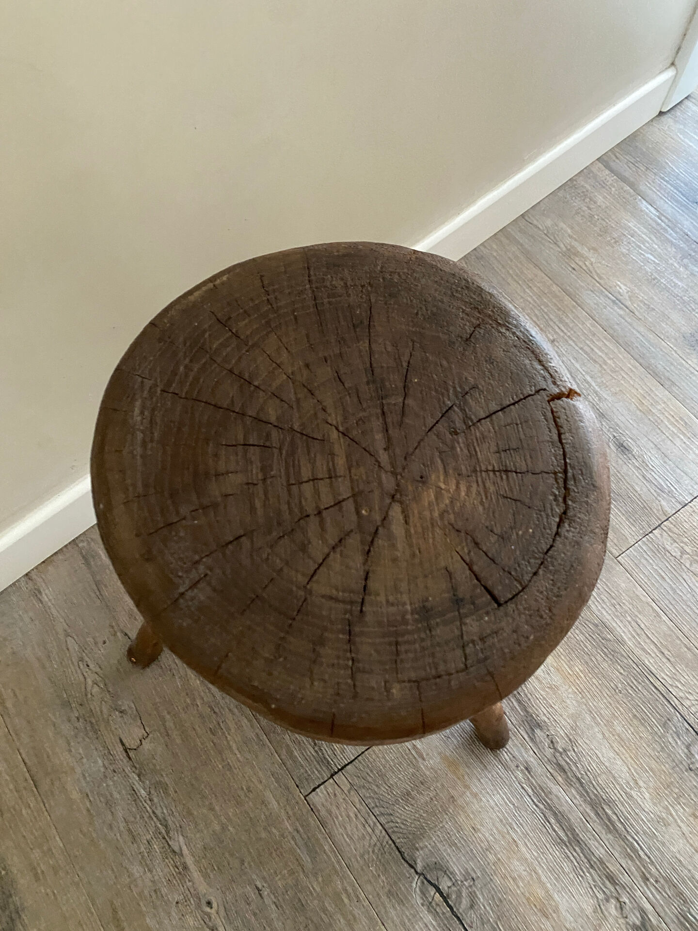 Vintage brutalist stool