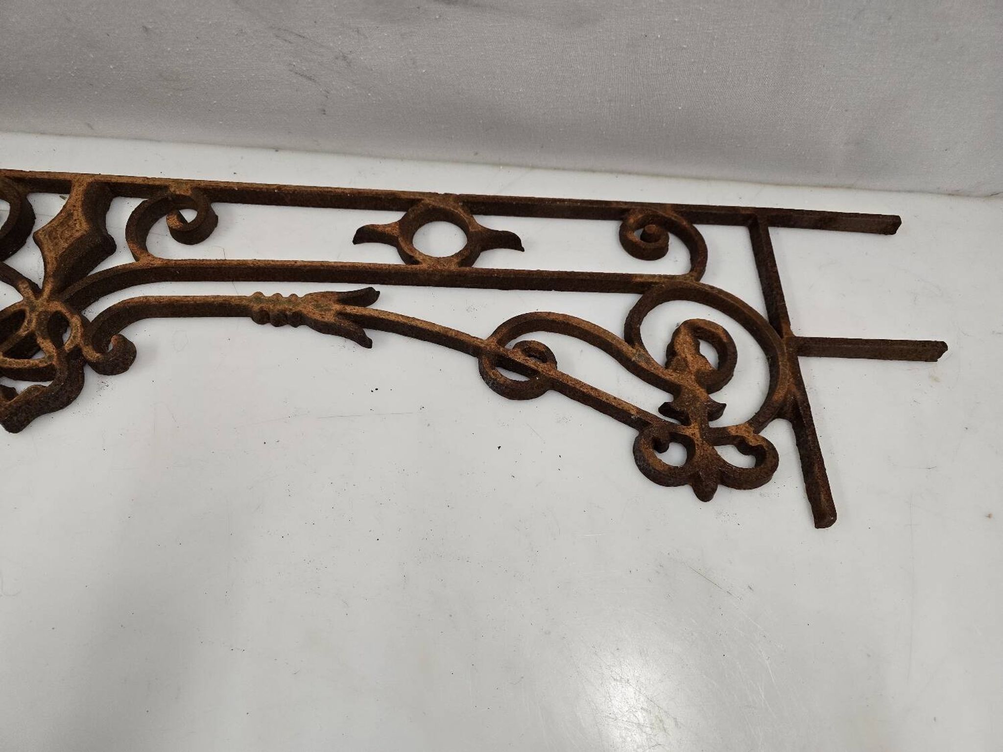 Cast iron balcony box
