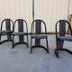 Série de 4 chaises design 1970