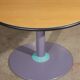 Memphis Style Dining Table in Steel and Melamine, 1980s