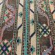 Distressed Turkish Rug 110x74 cm Vintage Shabby, Runner, Green, Brown Small