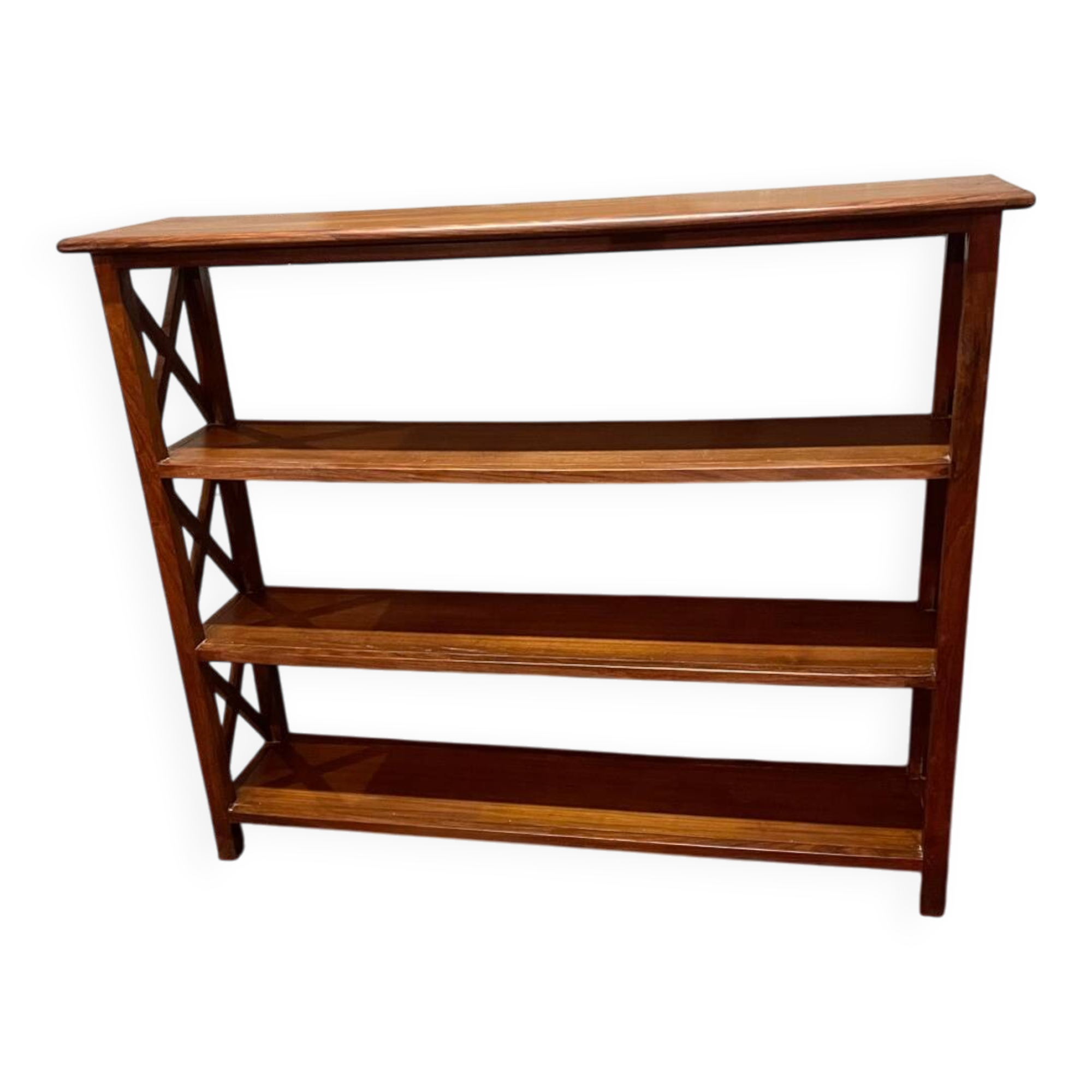 Antique colonial-style bookcase