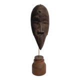 Antique African Dan Mahou passport mask with long beak, 19 cm