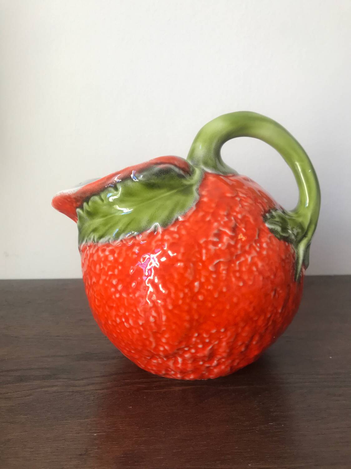 Orange slip pitcher