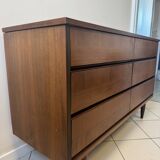 6-drawer Scandinavian style chest of drawers