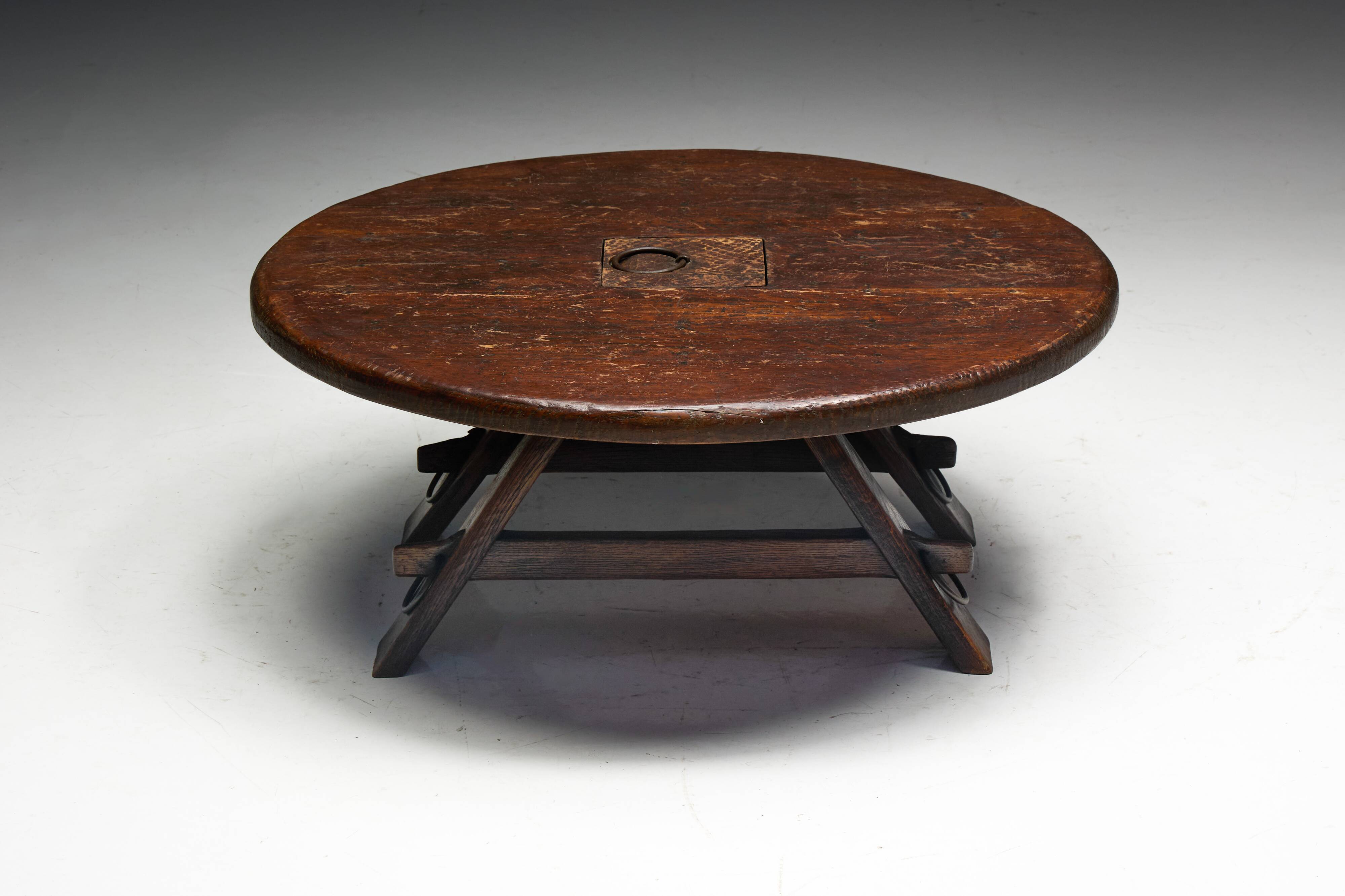 Rustic Antique Coffee Table, France, 1960s