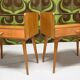 Many bedside tables, vintage, Scandinavian, light wood, 1960s.