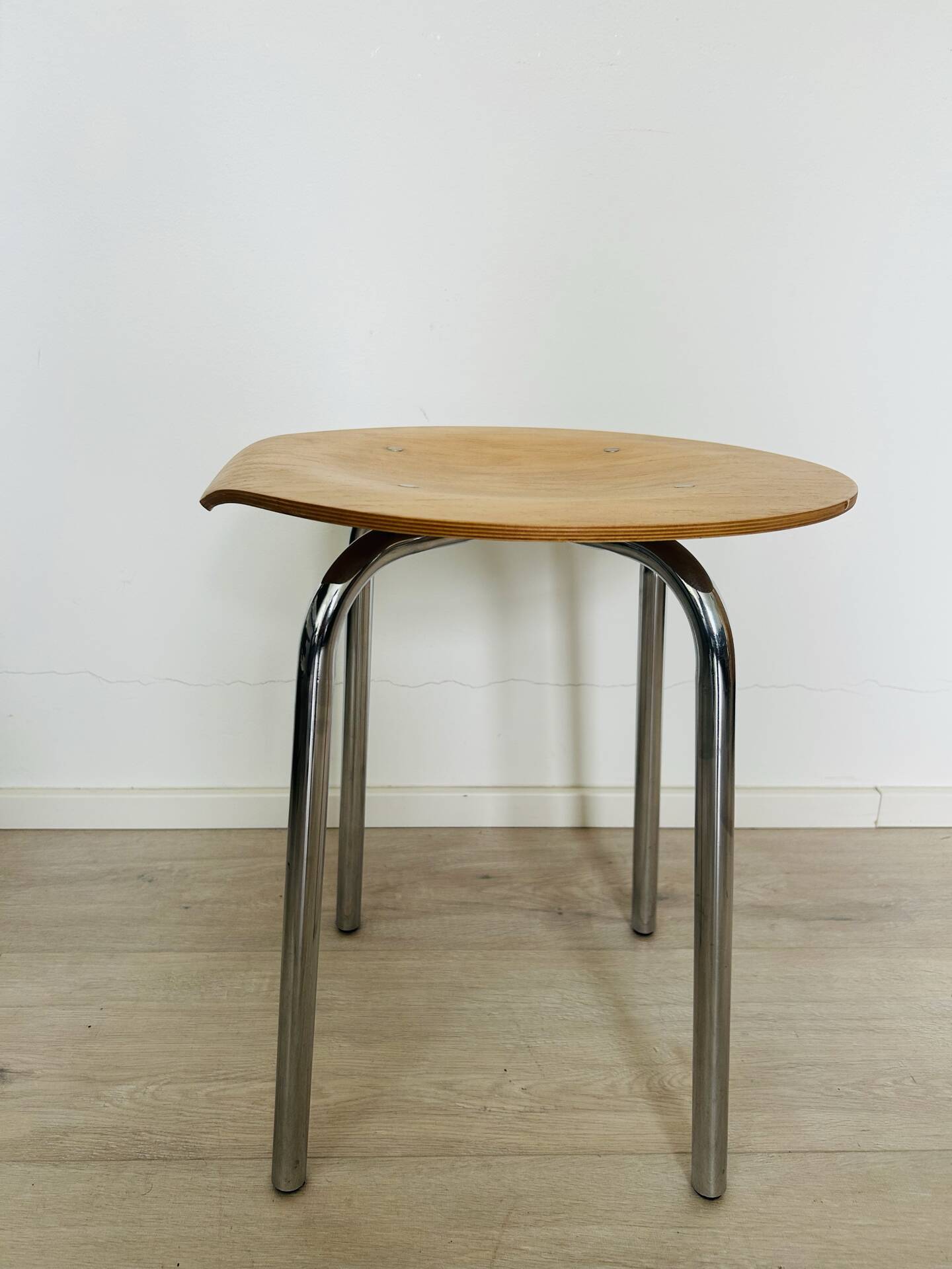 Vintage Wooden Ottoman by Kovona, Czechoslovakia 1970’s