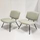 Paire de chauffeuses CM190 de Pierre Paulin pour Thonet