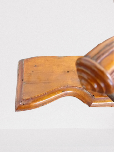 Vintage wood coat rack