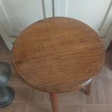 Natural wooden stool around year 60-70