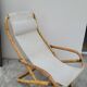 Vintage bamboo deck chair armchair 1950s Italy