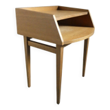 Light wood bedside table from the 1960s.