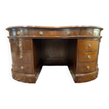 Classic English Kidney Shaped Chesterfield Desk