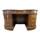Classic English Kidney Shaped Chesterfield Desk