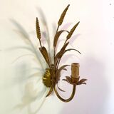 Golden vintage wall lamp