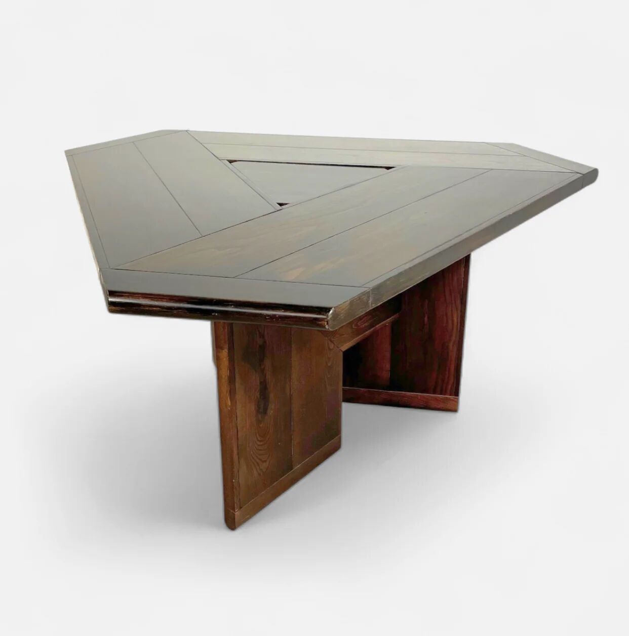 Mid-century dining table and 3 chairs by Silvio Coppola for Fratelli Montina, Italy, 1970s