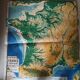 Physical map of France Kaeppeln