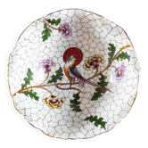 Hand-painted Limoges porcelain bird emptier