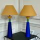 Pair of Olivier Villatte lamps from the 80s