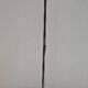 Brutalist wrought iron floor lamp
