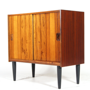 Vintage Danish retro hi-fi furniture in rosewood
