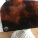 Tray in lucite tortoiseshell way circa 1970