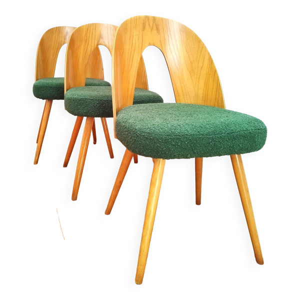 Ensemble de chaises conçu par A.Suman, Tchécoslovaquie, les années 60