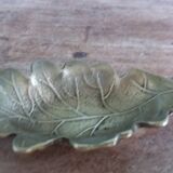 Cendrier feuille de chêne en bronze ou laiton
