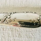 12 silver metal handle knives