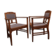Paire d'anciens fauteuils Arts and Crafts