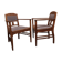 Paire d'anciens fauteuils Arts and Crafts