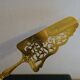 Silver pie shovel filled and vermeil old 1900 punch minerva