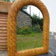 Miroir rotin 52 x 40 cm