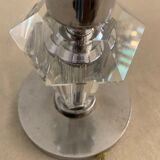 Hexagonal glass table lamp foot 1940 G. Humbert