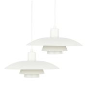 Pair of 2 Danish vintage PH 4/3 pendant lamps by Poul Henningsen, 1966