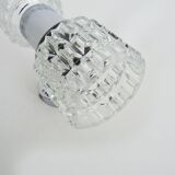 Pair of double wall sconces Space Age. Chrome metal 70.