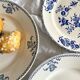 Assiettes à dessert Gien panier de fleurs