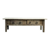 Coffee Table Spanish Farmhouse, Early 19th Century - Oak Table, Antique Tab