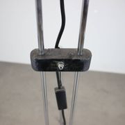 Adjustable Italian chrome floor lamp Space Age, 1960s
