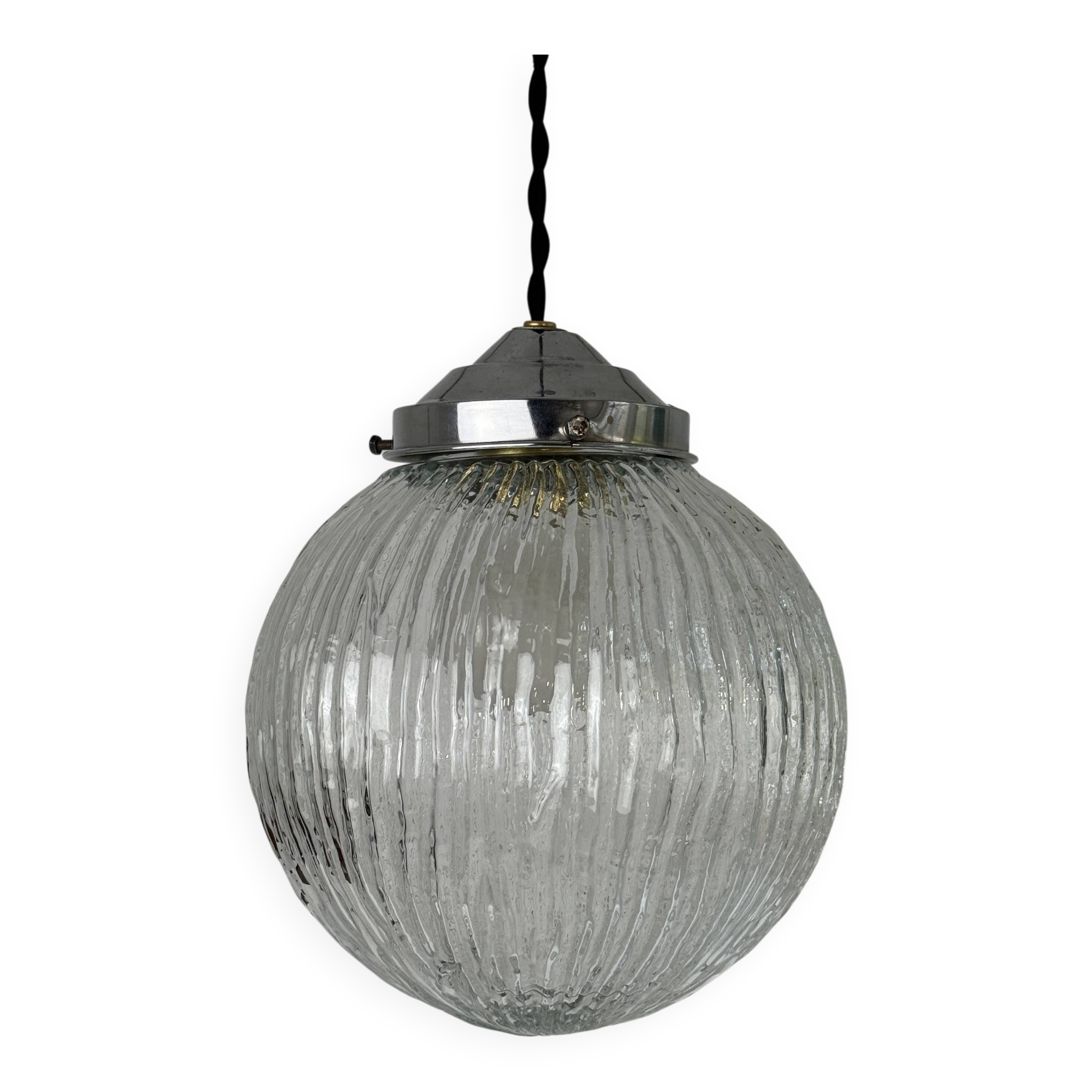 Vintage xl art deco chandelier