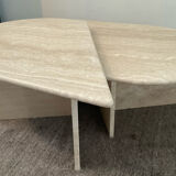 Travertine coffee table from the 70s-80s