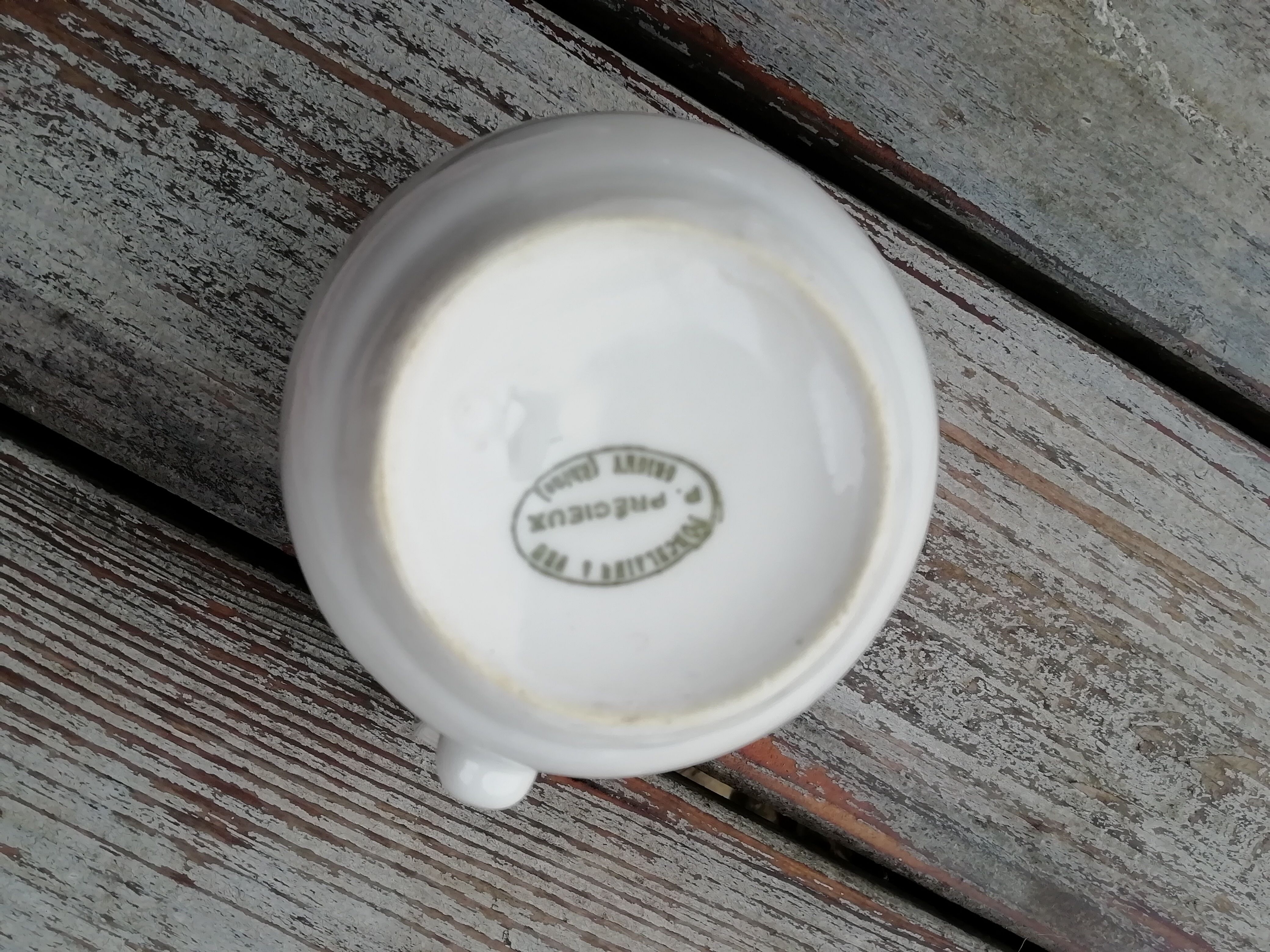 Pitcher white milk pot