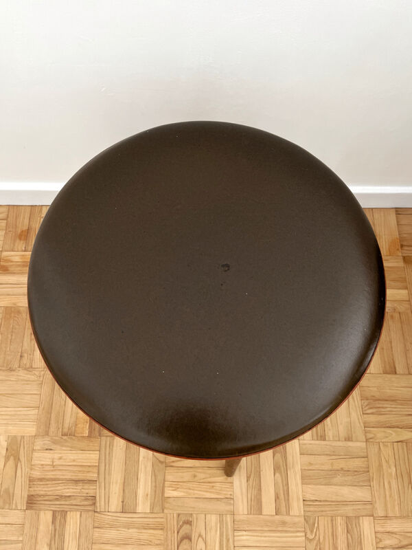 Tabouret Mondor par Baumann vintage pieds compas
