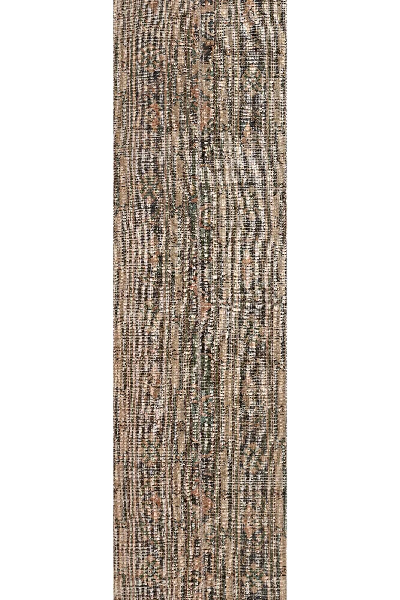 Tapis de couloir turc vintage 59x674 cm